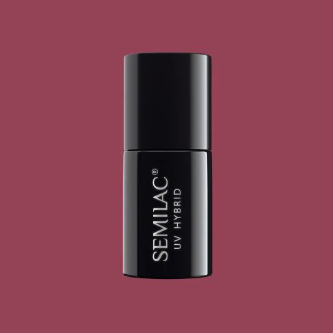 005 Berry Nude - Semilac Soak Off Gel / Hybrid Nail Polish - "Allure" Collection - Image 4