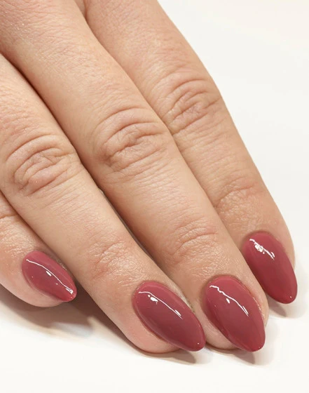 005 Berry Nude - Semilac Soak Off Gel / Hybrid Nail Polish - "Allure" Collection - Image 5