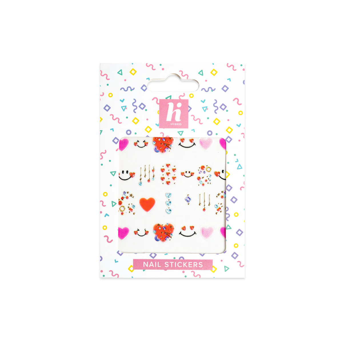 01 LOVE hi Hybrid Semilac Nail Stickers