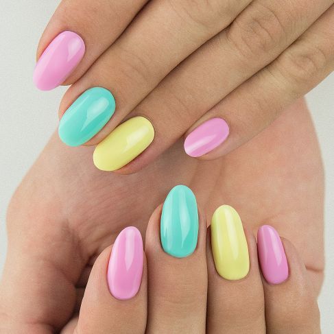 022 Mint - Semilac Soak Off Gel / Hybrid Nail Polish - "Ocean Dream" Collection - Image 5