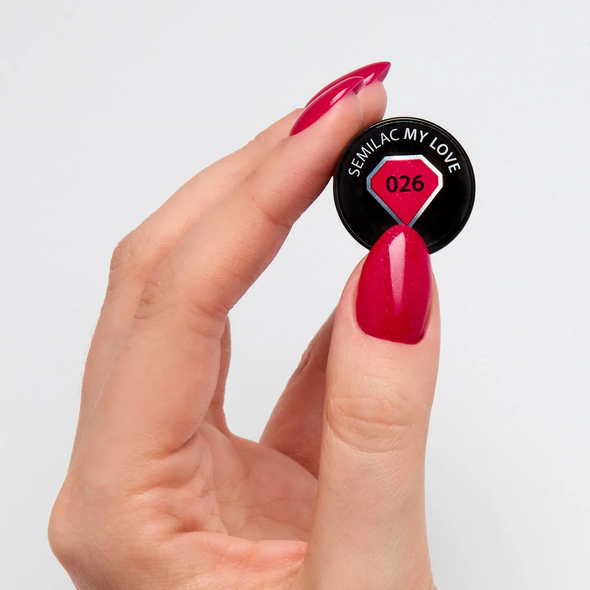 026 My Love - Semilac Soak Off Gel / Hybrid Nail Polish - Image 2