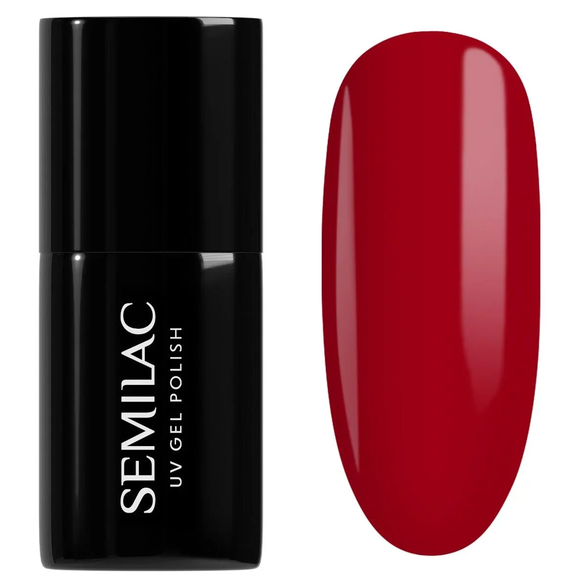027 Intense Red - Semilac Soak Off Gel / Hybrid Nail Polish