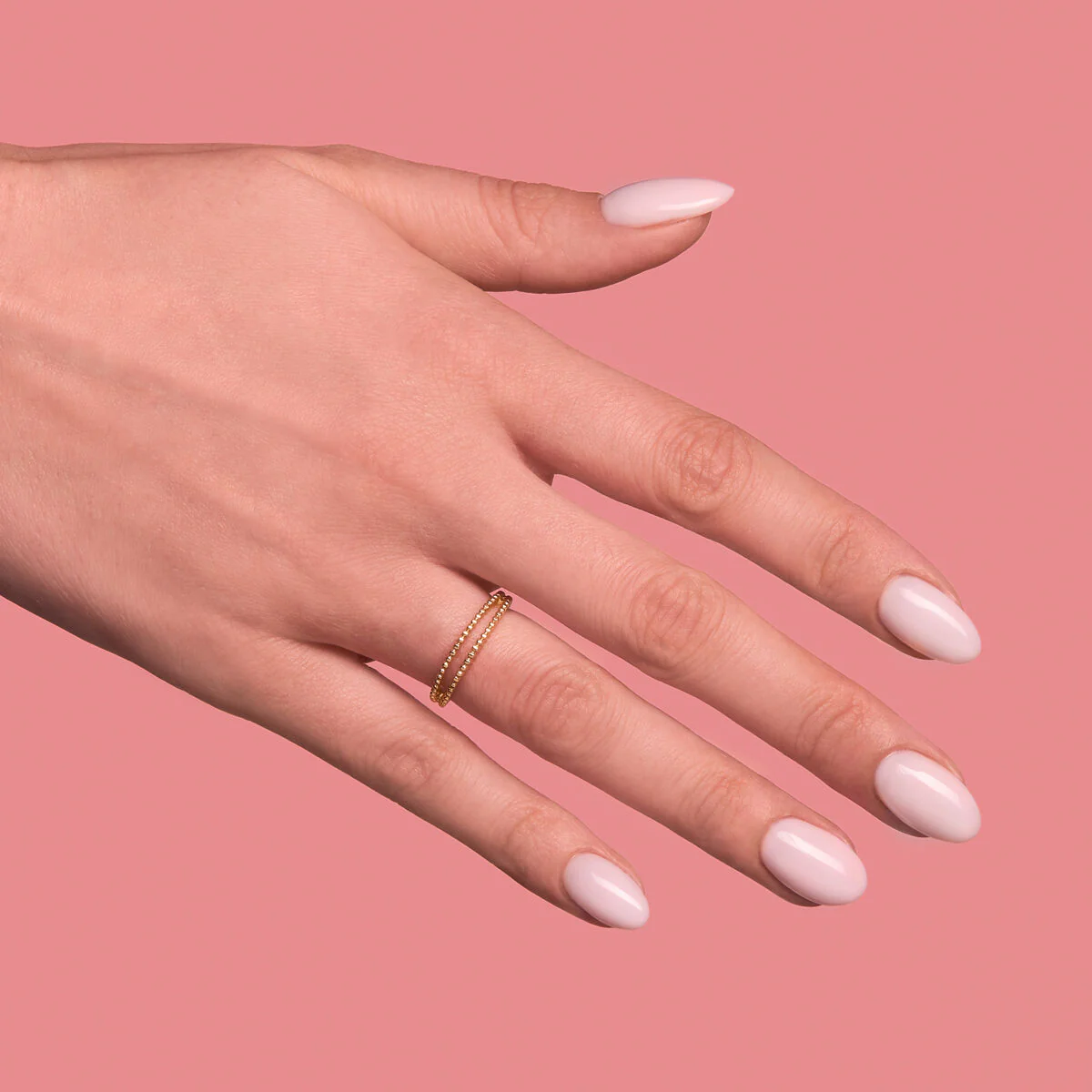 032 Biscuit - Semilac Soak Off Gel / Hybrid Nail Polish - Image 3