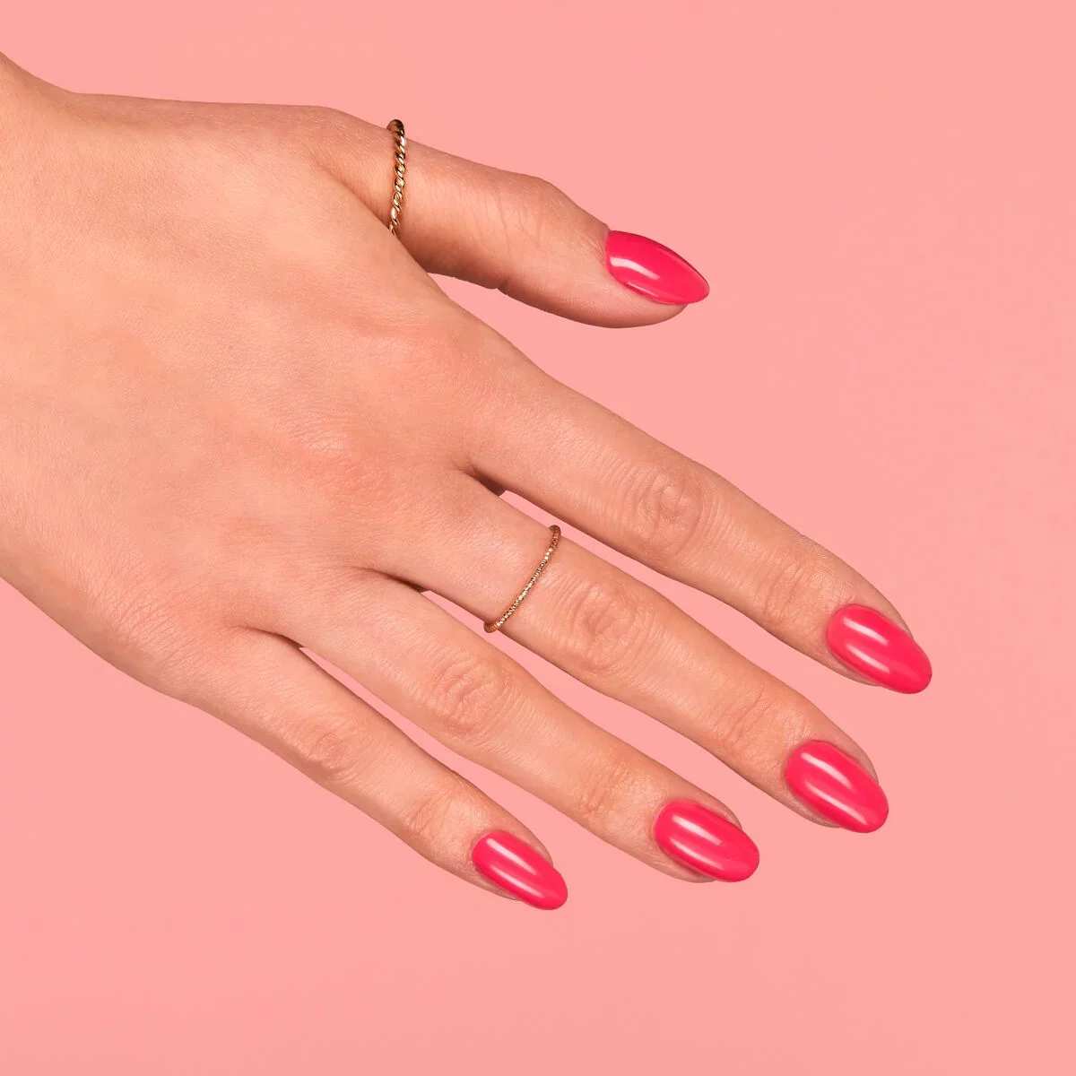 033 Pink Doll - Semilac Soak Off Gel / Hybrid Nail Polish - Image 3