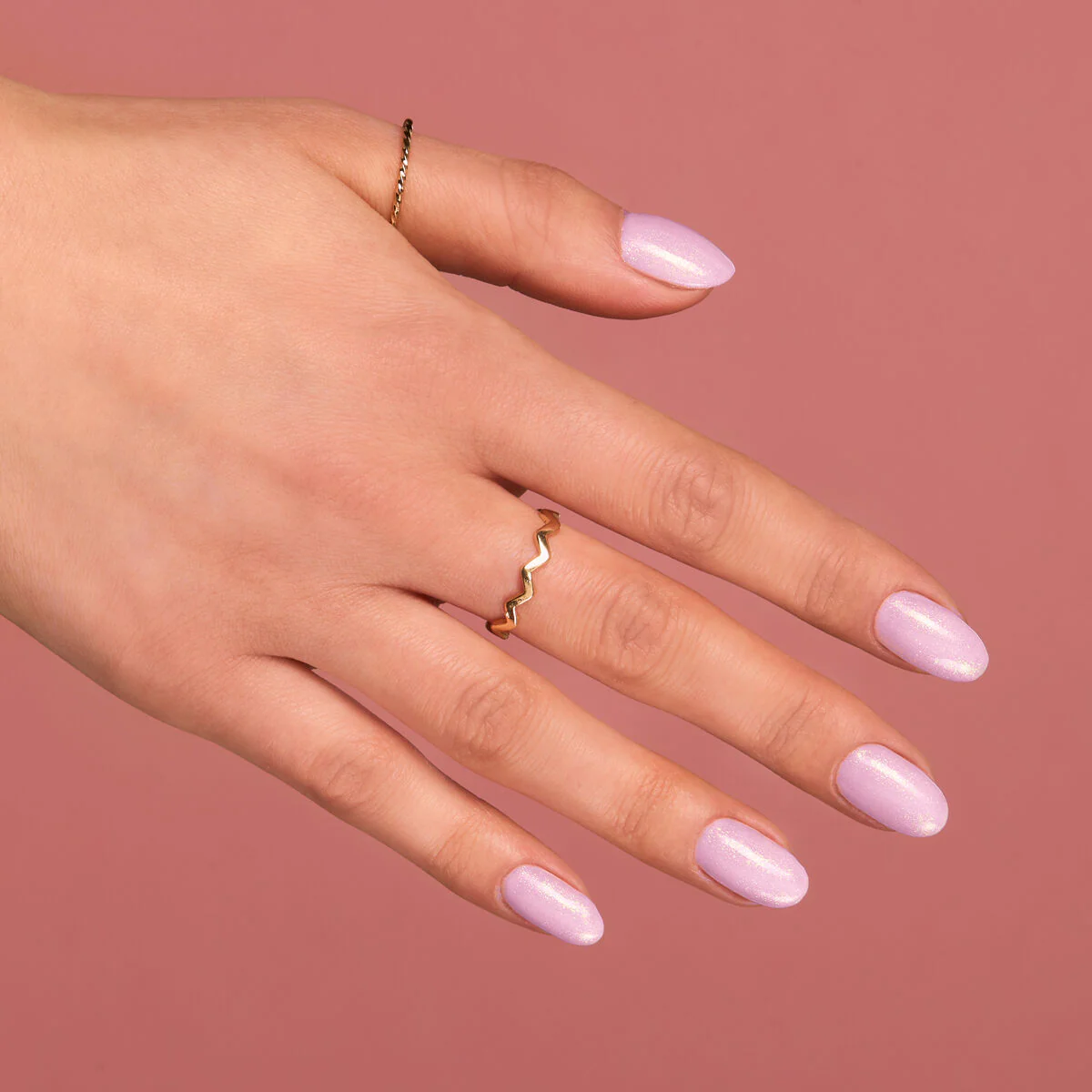052 Pink Opal - Semilac Soak Off Gel / Hybrid Nail Polish - Image 3