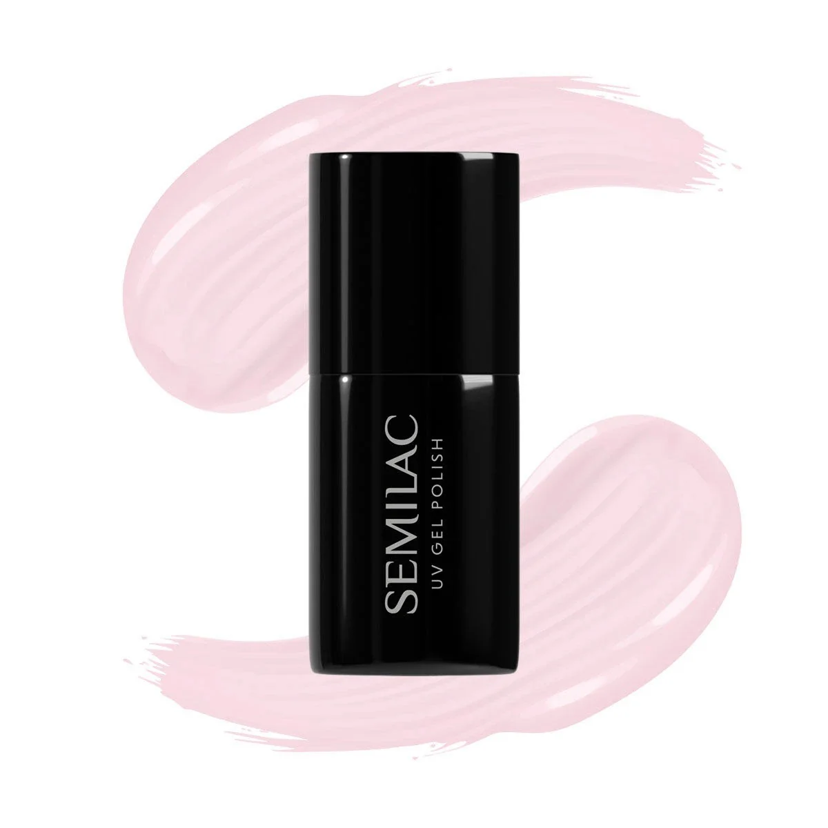 052 Pink Opal - Semilac Soak Off Gel / Hybrid Nail Polish - Image 4