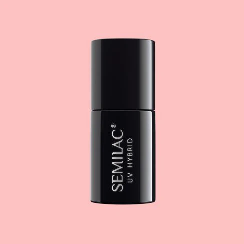 054 Pale Peach Glow - Semilac Soak Off Gel / Hybrid Nail Polish - Image 4