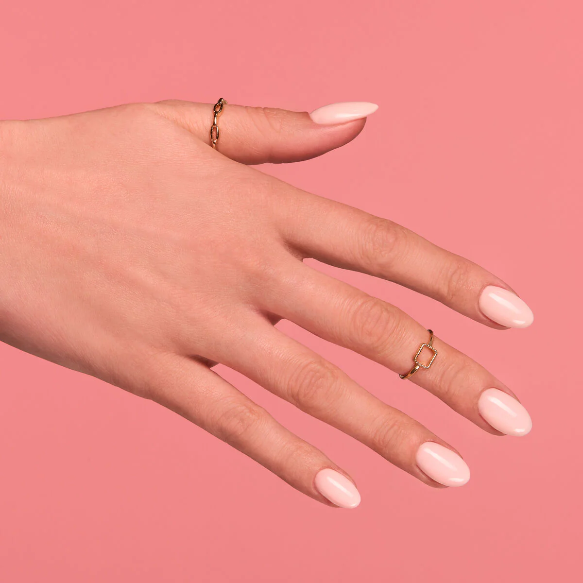 054 Pale Peach Glow - Semilac Soak Off Gel / Hybrid Nail Polish - Image 5