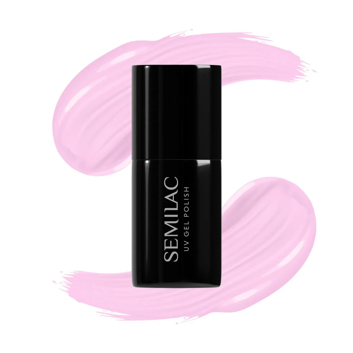 056 Pink Smile - Semilac Soak Off Gel / Hybrid Nail Polish - Image 4