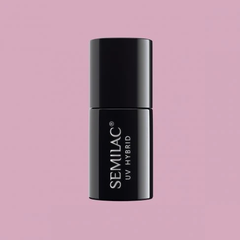 058 Heather Gray - Semilac Soak Off Gel / Hybrid Nail Polish - "Allure" Collection - Image 5
