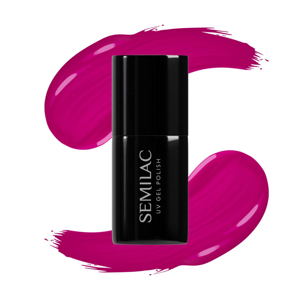082 Luminous Cyclamen - Semilac Soak Off Gel / Hybrid Nail Polish - Image 2