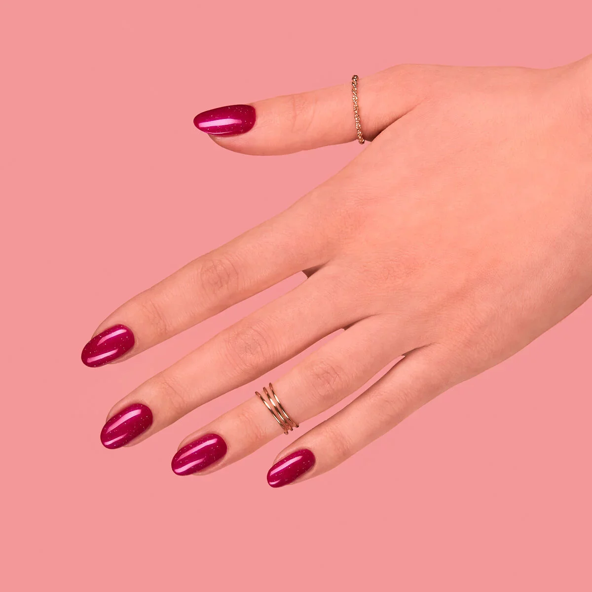 082 Luminous Cyclamen - Semilac Soak Off Gel / Hybrid Nail Polish - Image 4
