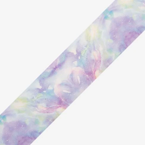 09 PINK & BLUE MARBLE Semilac Nail Transfer Foil - Image 2