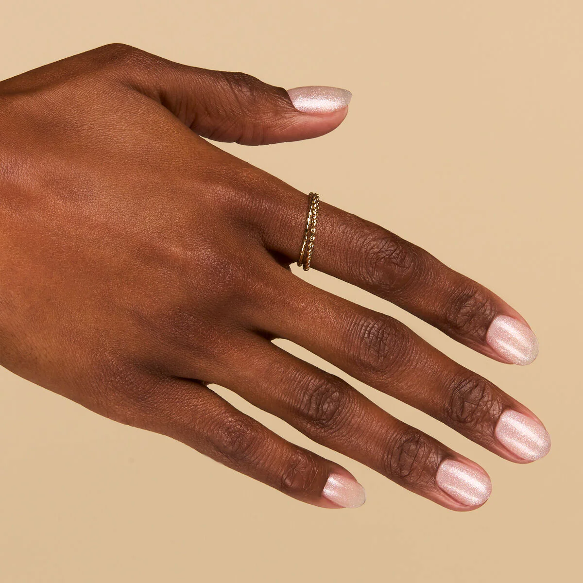 091 Glitter Milk - Semilac Soak Off Gel / Hybrid Nail Polish - Image 4