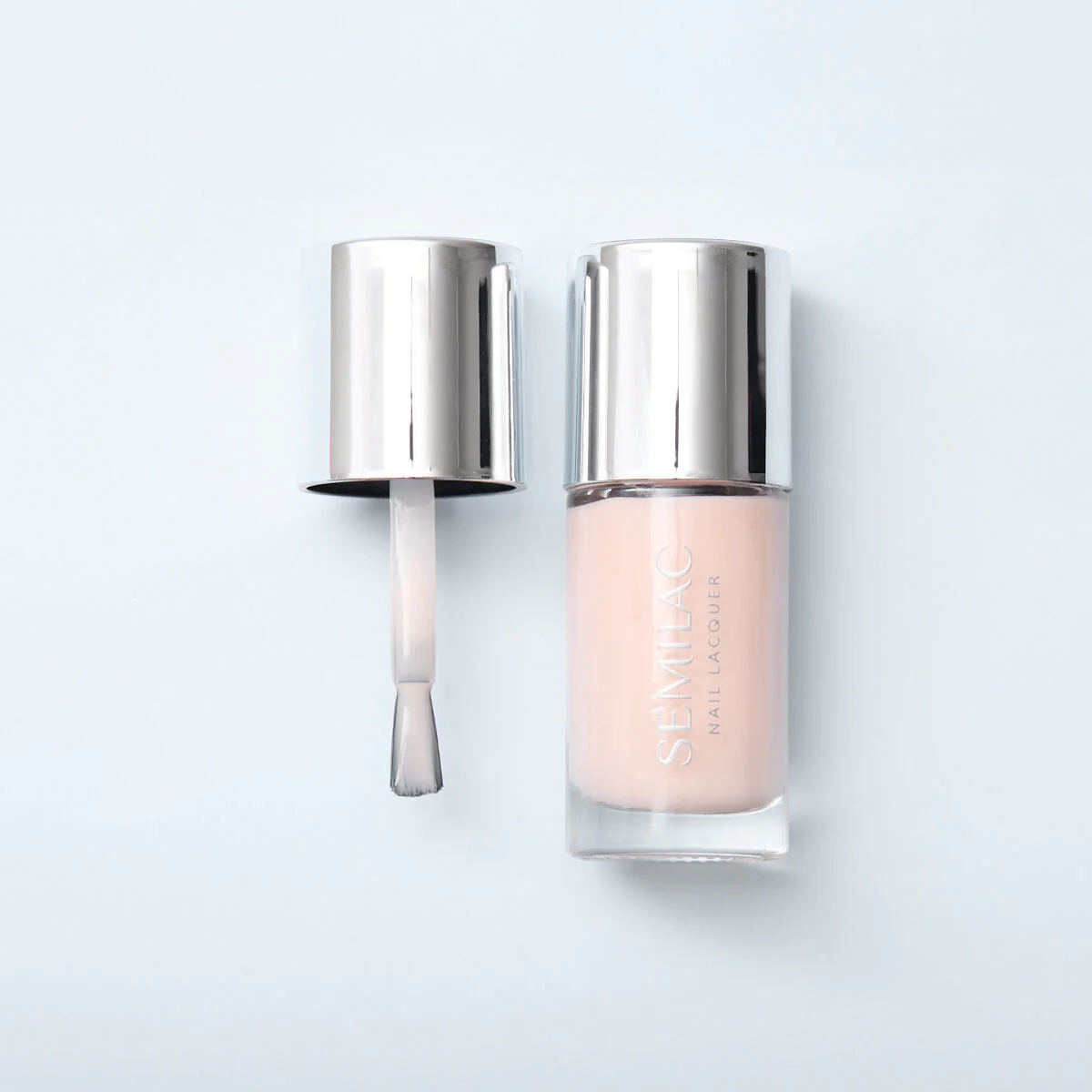 101 Nail Lacquer Sheer Nude - Semilac Regular Nail Polish - Image 4