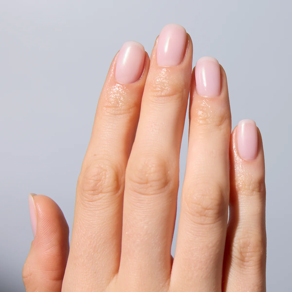 102 Nail Lacquer Sheer Milky Pink - Semilac Regular Nail Polish - Image 3