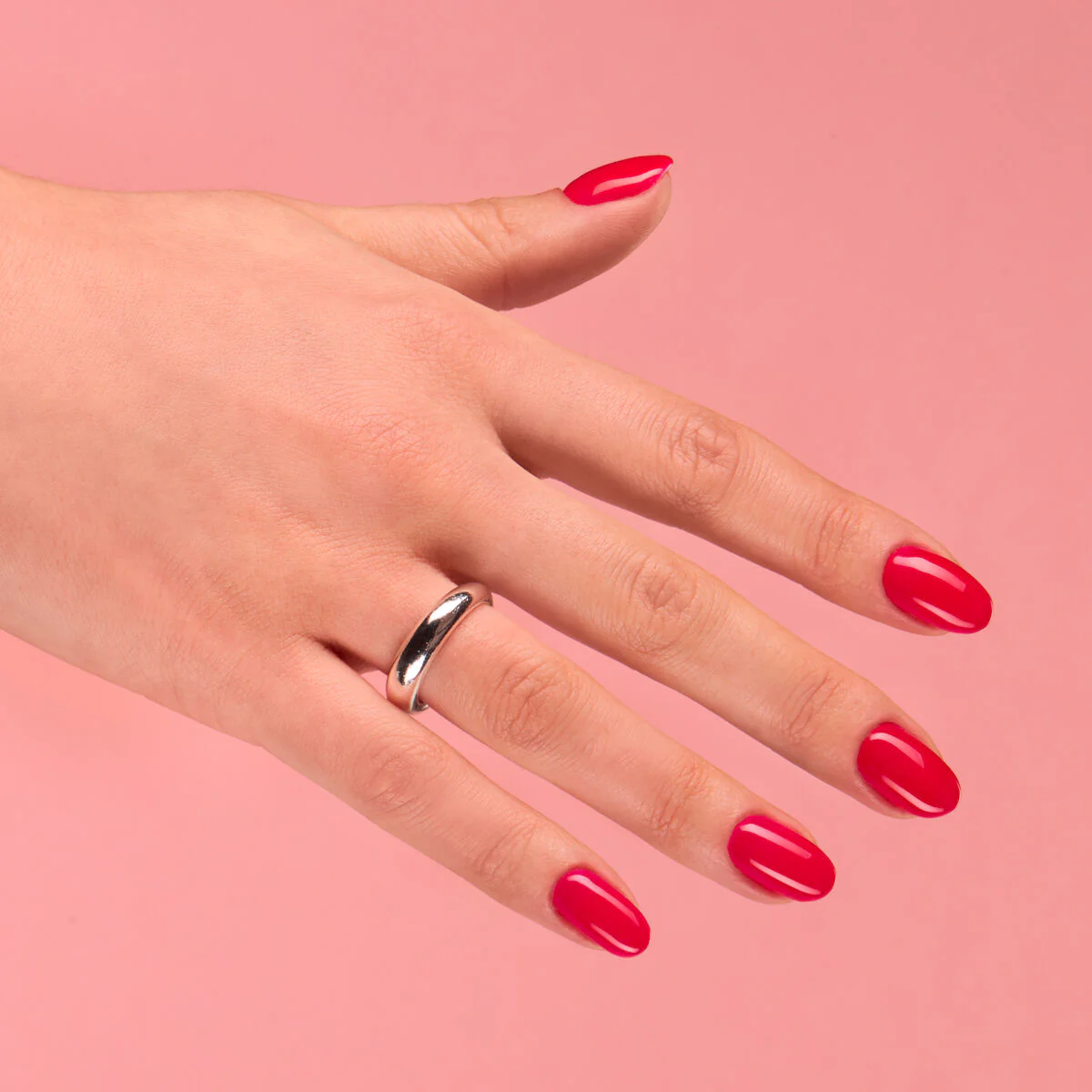 103 Elegant Raspberry - Semilac Soak Off Gel Off / Hybrid Nail Polish - Image 4
