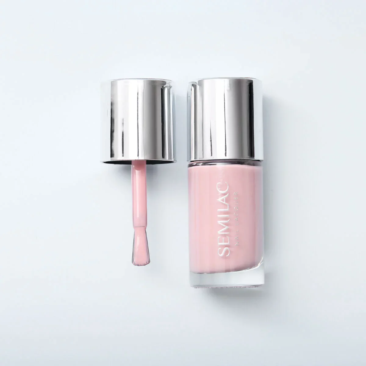 106 Nail Lacquer Pinkognito - Semilac Regular Nail Polish - Image 4