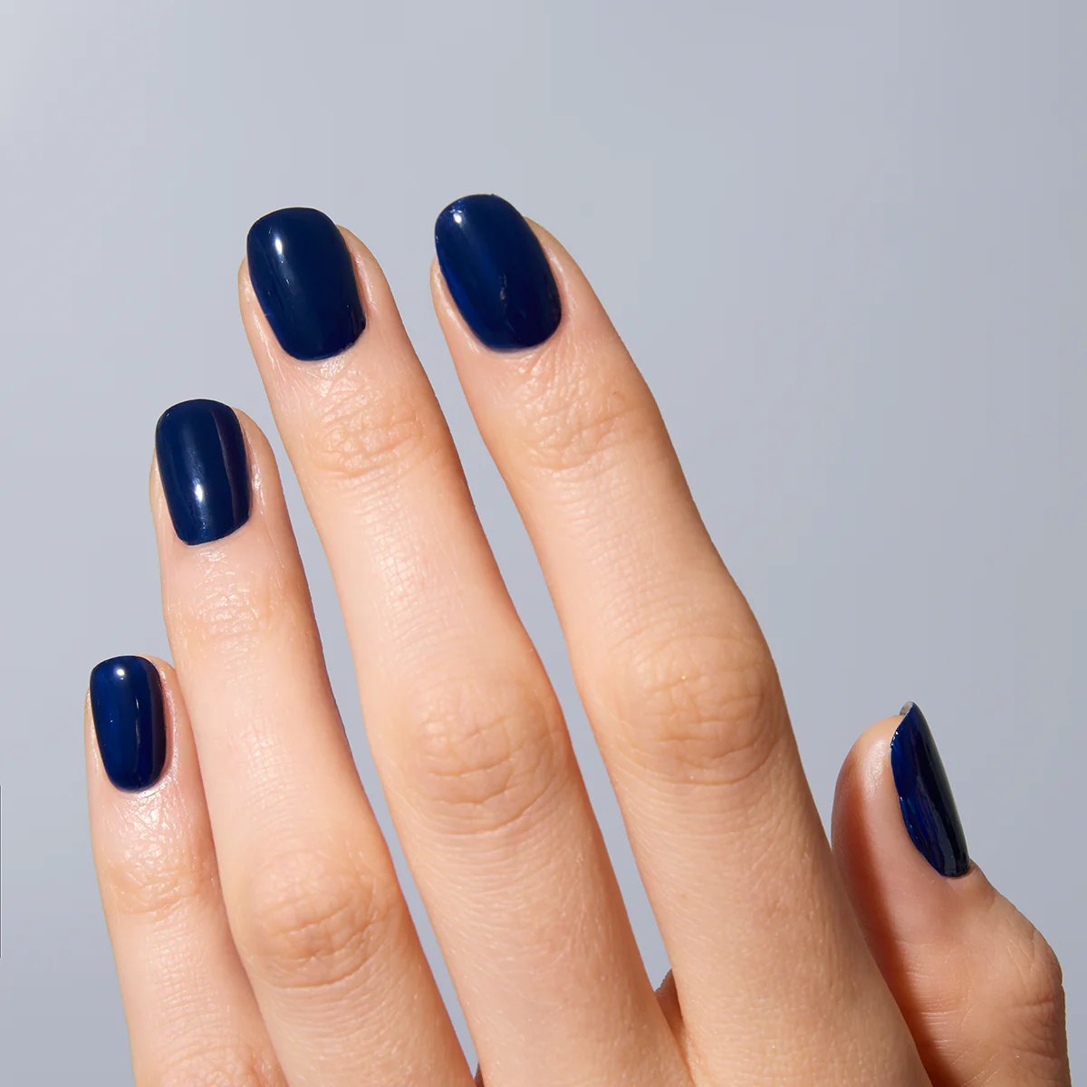 113 Nail Lacquer Blue Ink - Semilac Regular Nail Polish - Image 3
