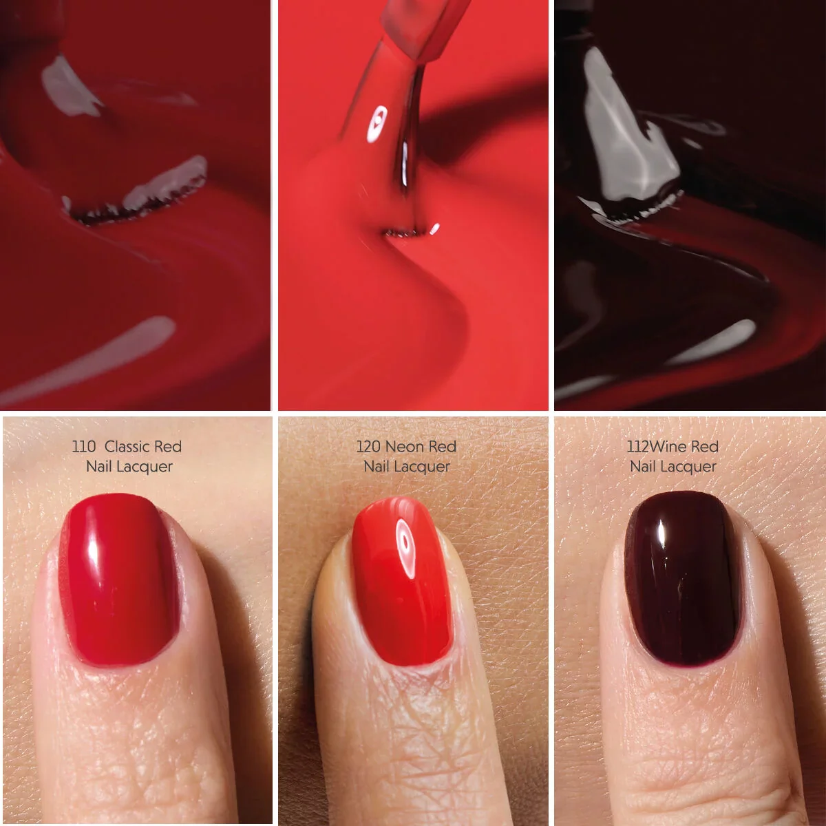 120 Nail Lacquer Classic Neon Red - Semilac Regular Nail Polish - Image 3