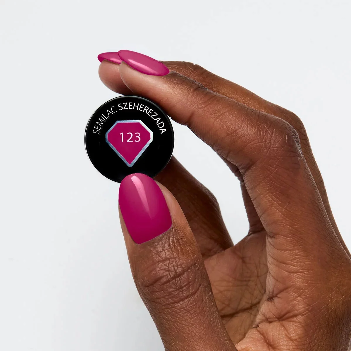123 Szeherezada - Semilac Soak Off Gel / Hybrid Nail Polish - Image 3