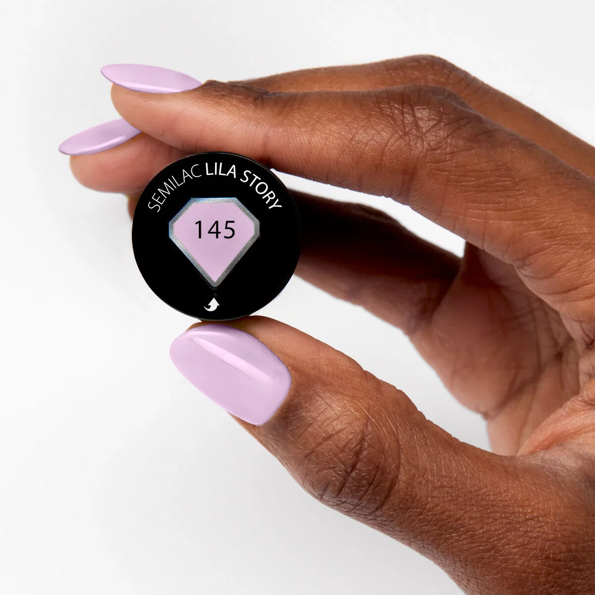 145 Lila Story - Semilac Soak Off Gel / Hybrid Nail Polish - Image 2