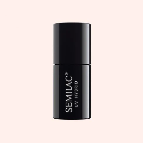 162 Creamy Cookie - Semilac Soak Off Gel / Hybrid Nail Polish - Image 6