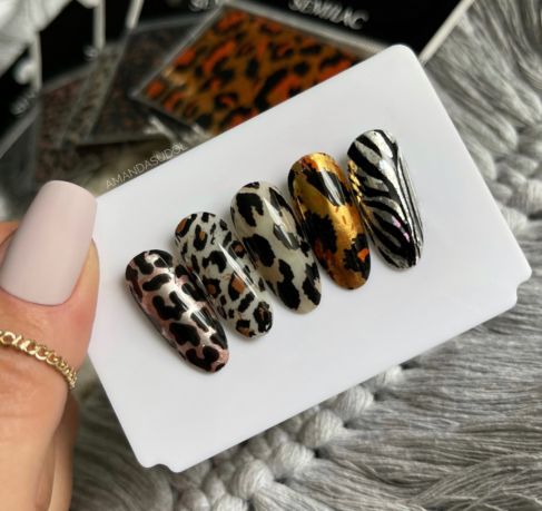 17 WILD ANIMALS Semilac Nail Transfer Foil - Image 4