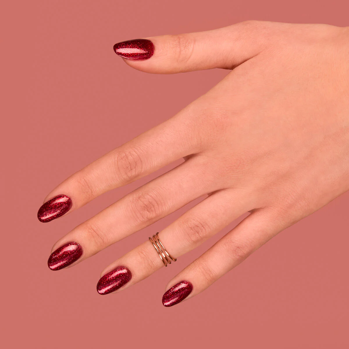 181 Spicy Salsa - Semilac Soak Off Gel / Hybrid Nail Polish - Image 3