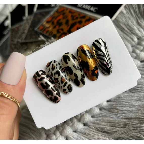 19 WILD ANIMALS Semilac Nail Transfer Foil - Image 6