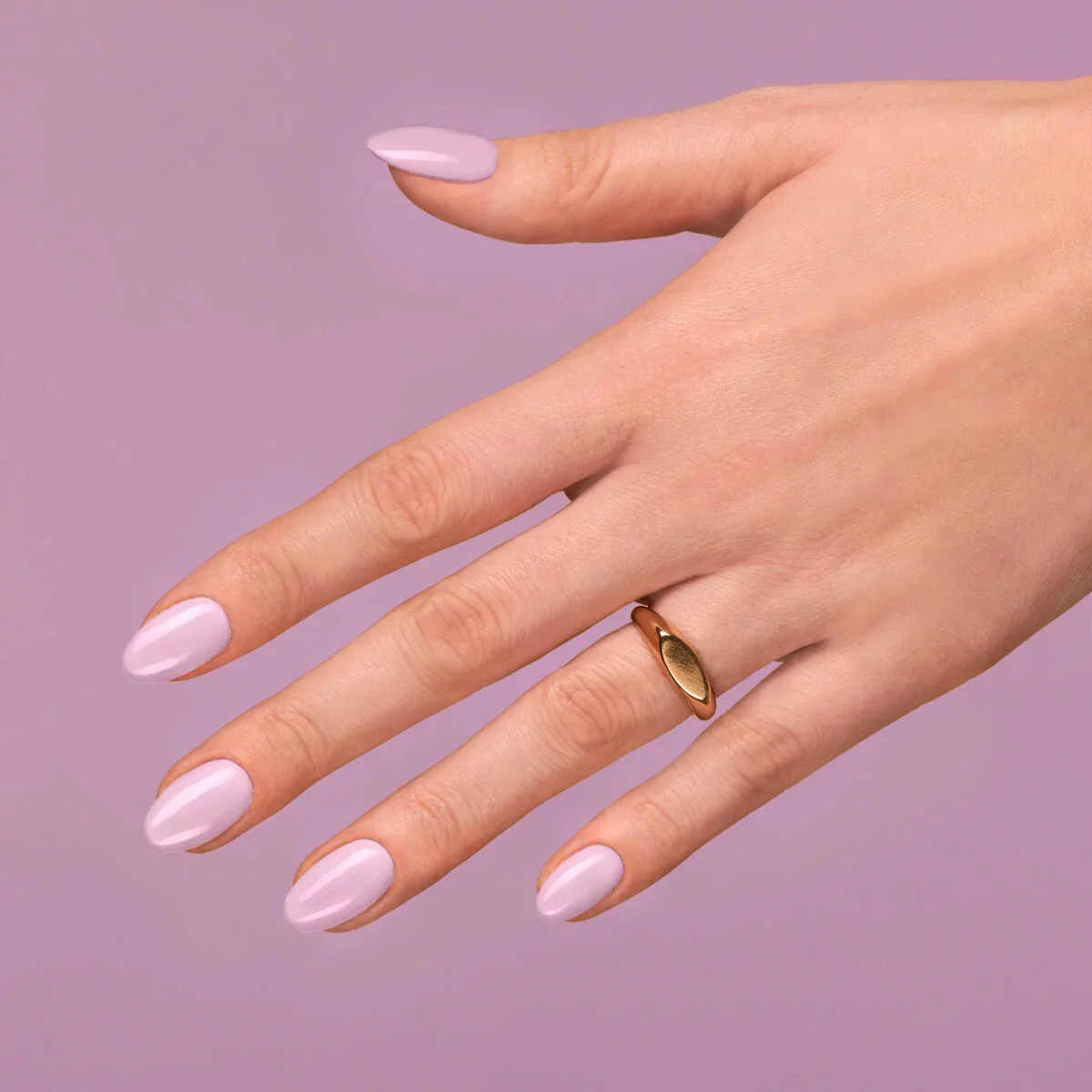 192 Lilla Rose - Semilac Soak Off Gel / Hybrid Nail Polish - Image 4