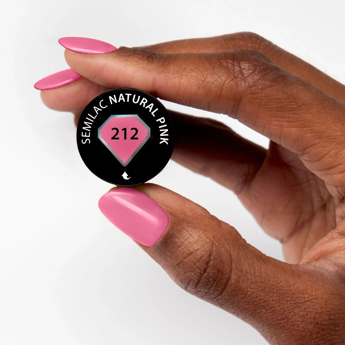 212 Business Line Natural Pink - Semilac Soak Off Gel / Hybrid Nail Polish - Image 2