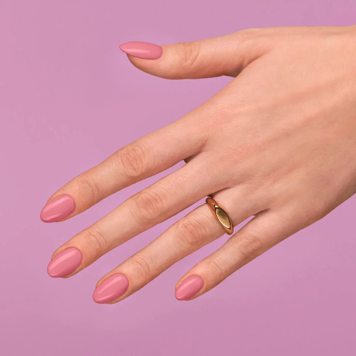 213 Business Line Nude Red - Semilac Soak Off Gel / Hybrid Nail Polish - Image 3