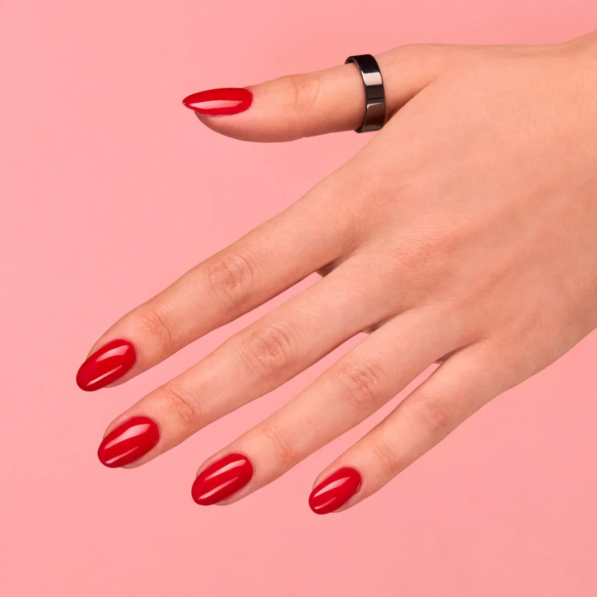 231 Girl on Fire - Semilac Soak Off Gel / Hybrid Nail Polish - Image 4