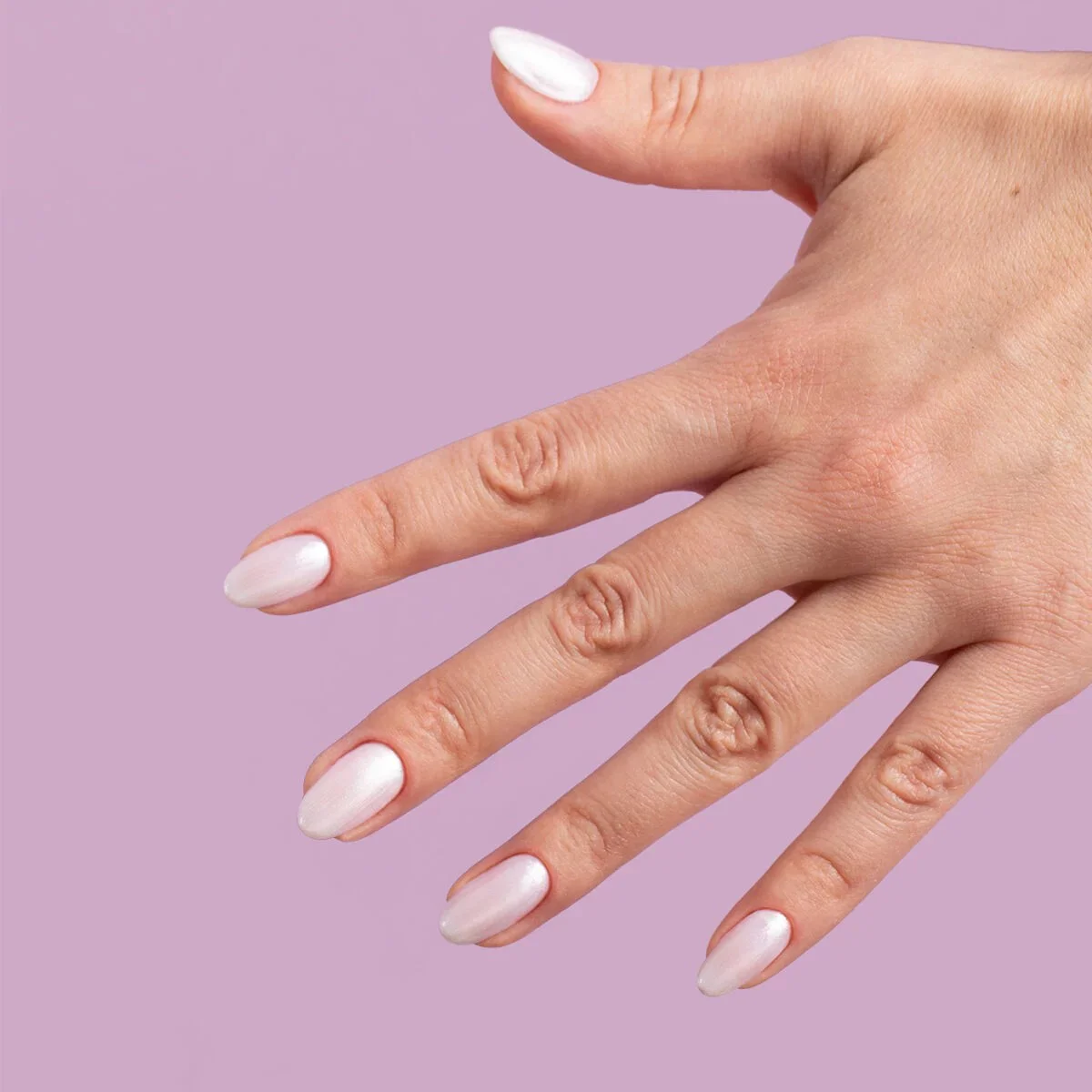 237 WHITE PEARL - Semilac Soak Off Gel / Hybrid Nail Polish - Image 3