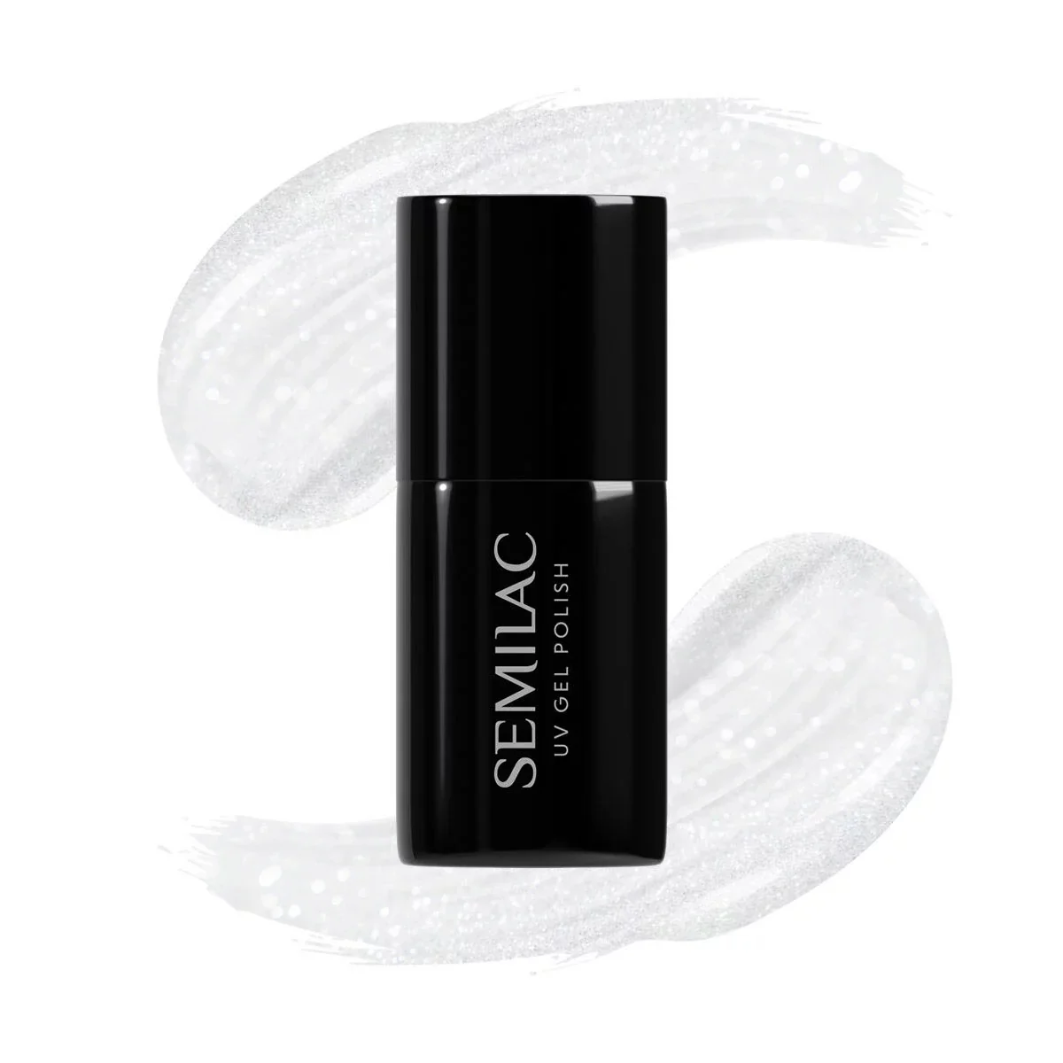 237 WHITE PEARL - Semilac Soak Off Gel / Hybrid Nail Polish - Image 4