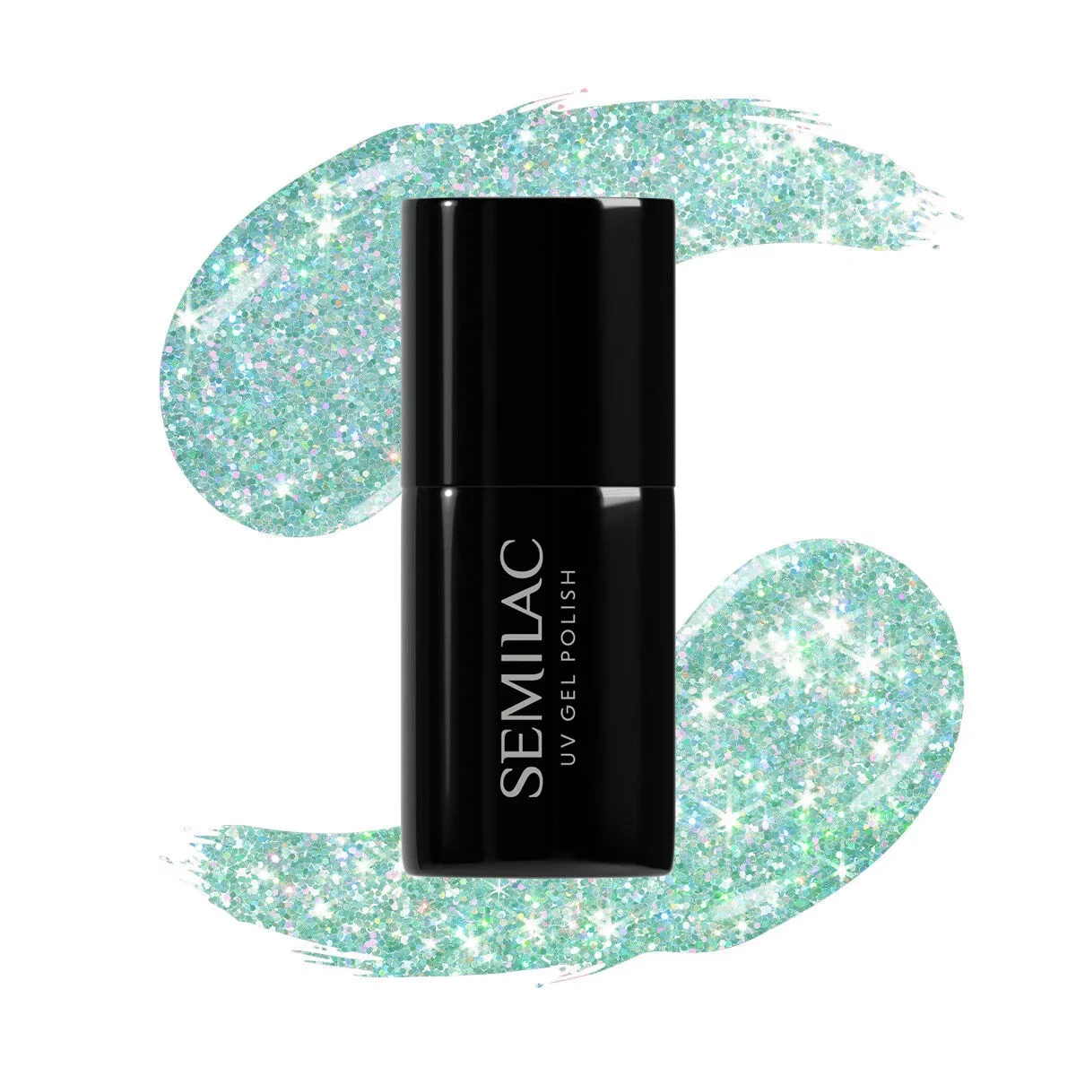 239 Mermaid Tail - Semilac Soak Off Gel / Hybrid Nail Polish - Image 4