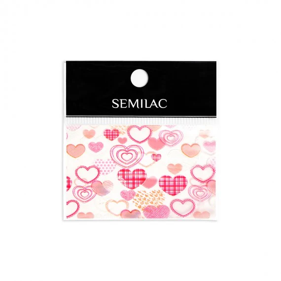 26 PINK HART Semilac Nail Transfer Foil