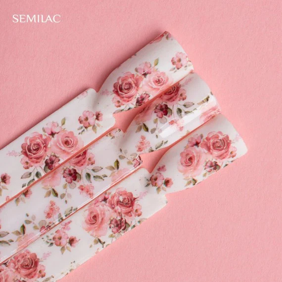 27 FLOWERS Semilac Nail Transfer Foil - Image 2