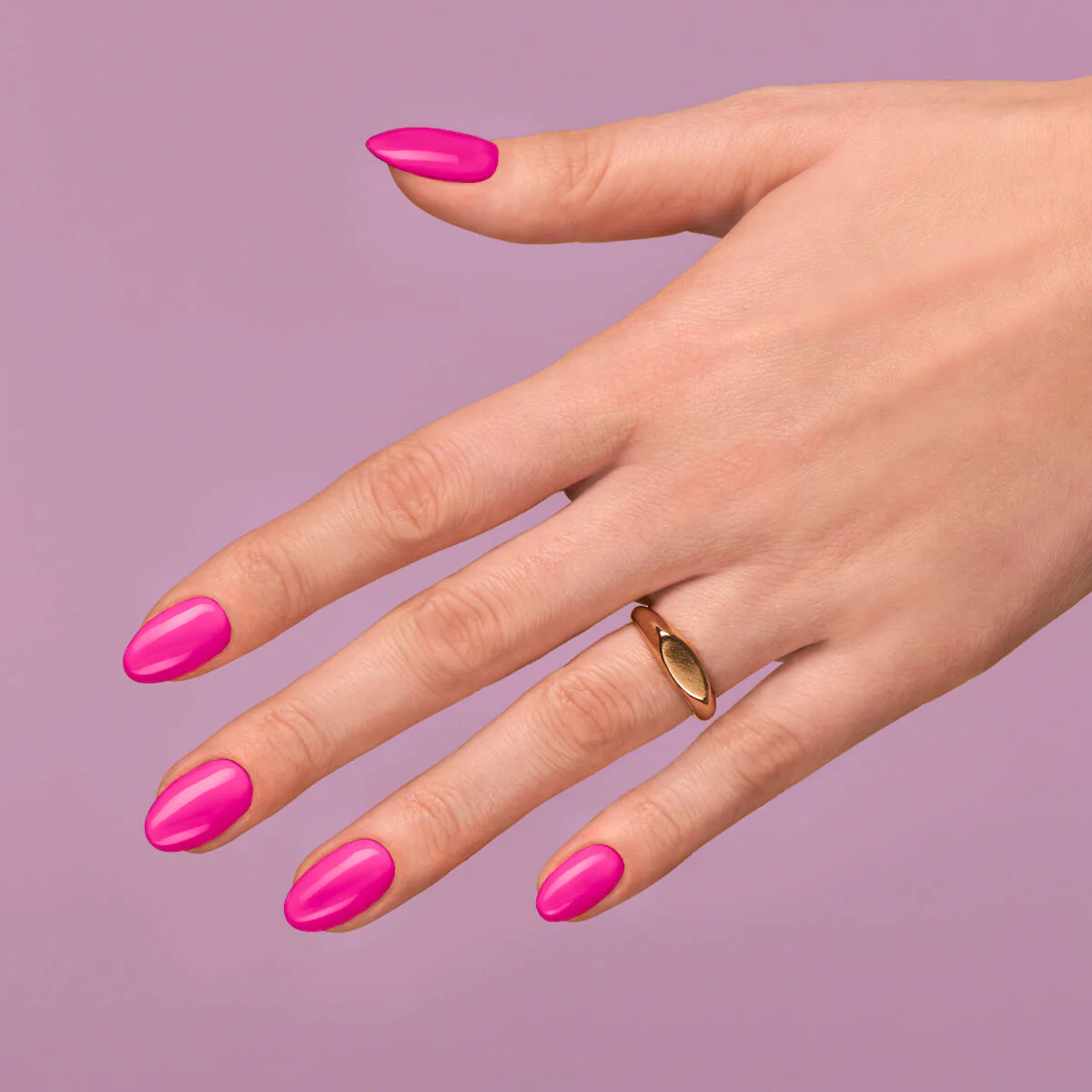 277 Light Fuchsia - Semilac Soak Off Gel / Hybrid Nail Polish - Image 6