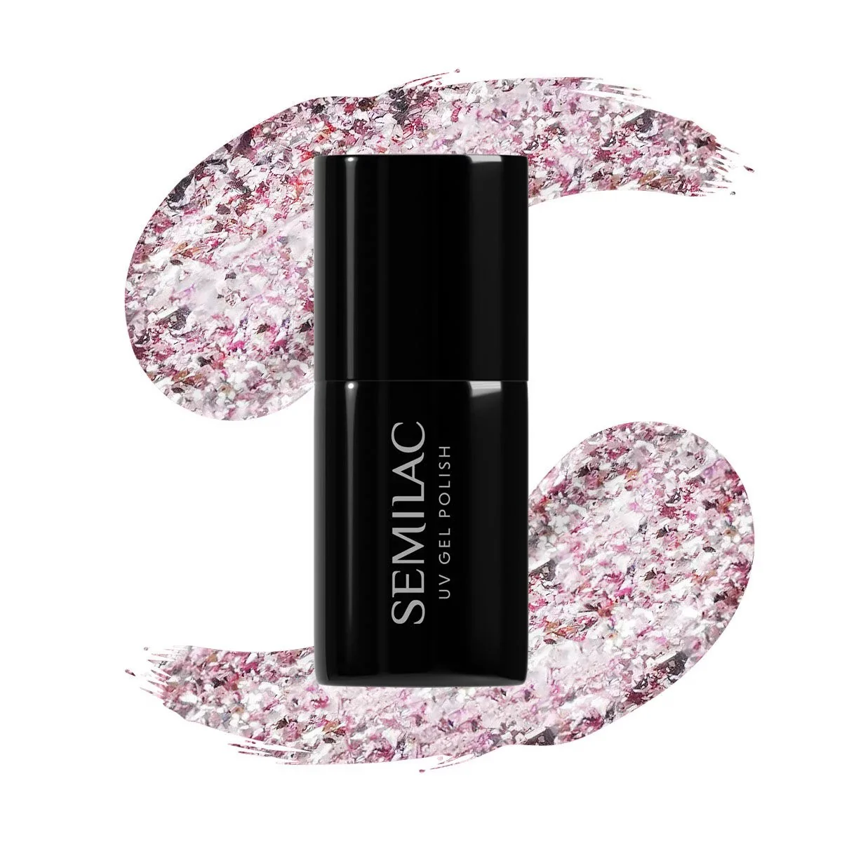 293 ROSE GOLD SHIMMER - Semilac Soak Off Gel / Hybrid Nail Polish - Image 4