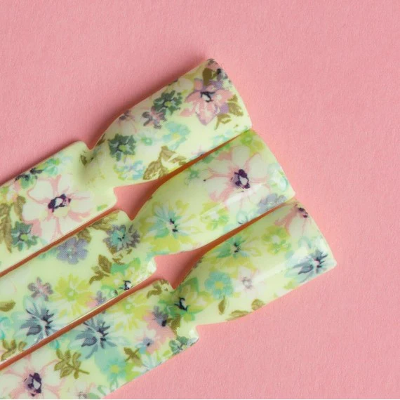 30 BLOOMING FLOWERS Semilac Nail Transfer Foil - Image 2