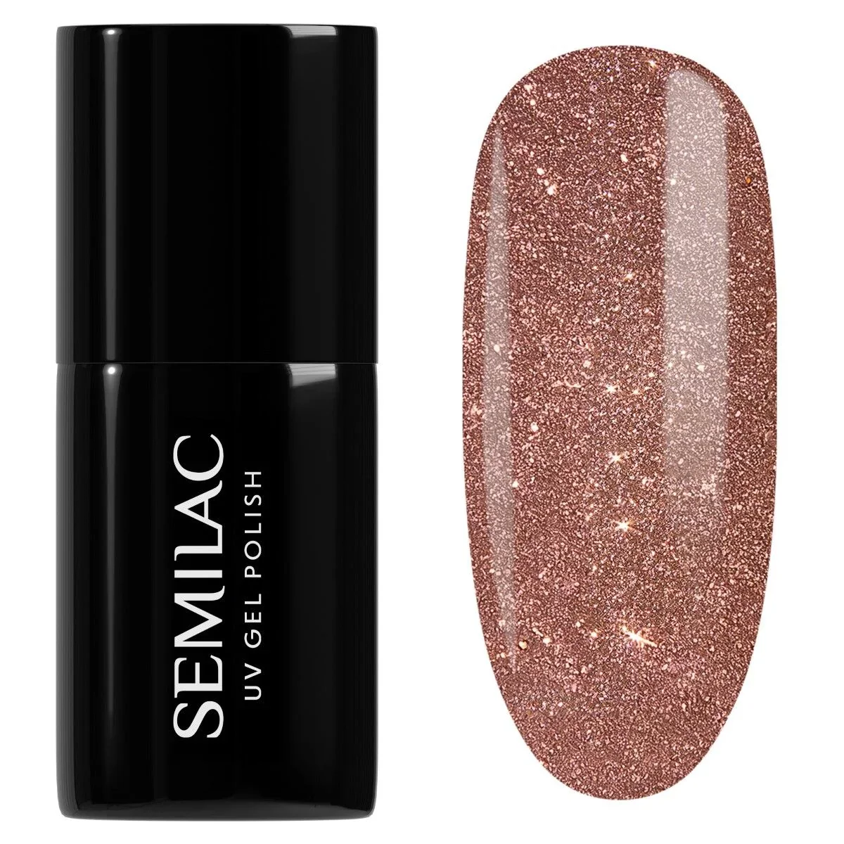 333 Shine Brown - Semilac Soak Off Gel / Hybrid Nail Polish