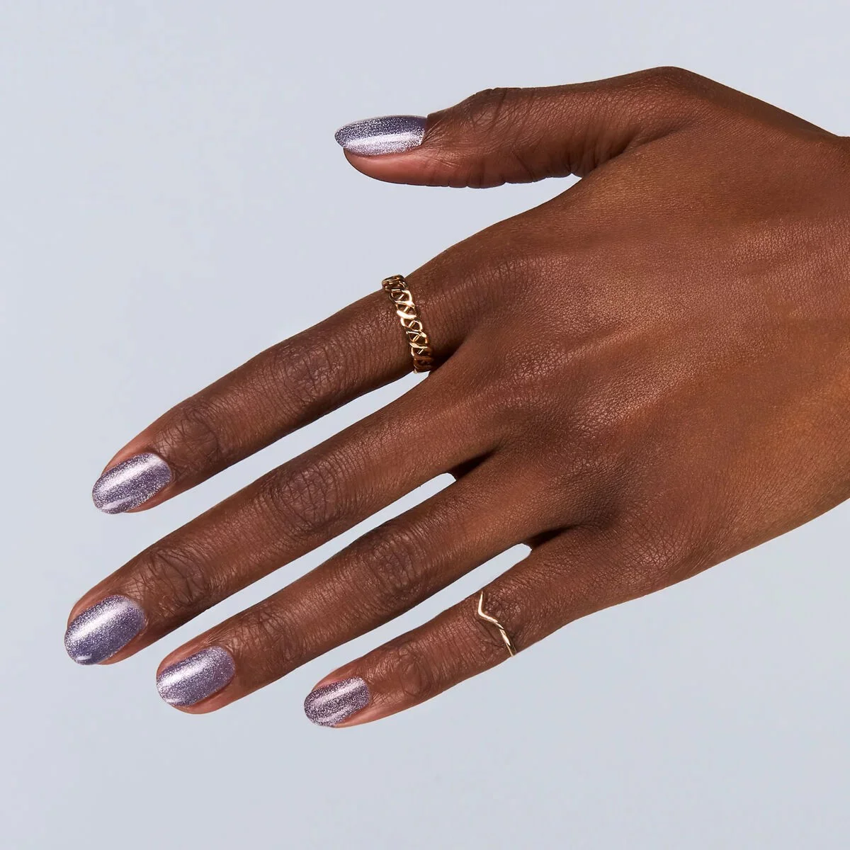 334 Silver Lavender - Semilac Soak Off Gel / Hybrid Nail Polish - Image 3
