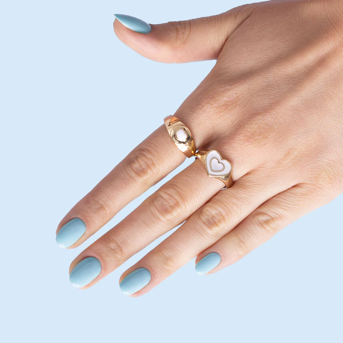 000 SEMILIKE LAZURE DREAM - Semilac Soak Off Gel / Hybrid Nail Polish - Image 4
