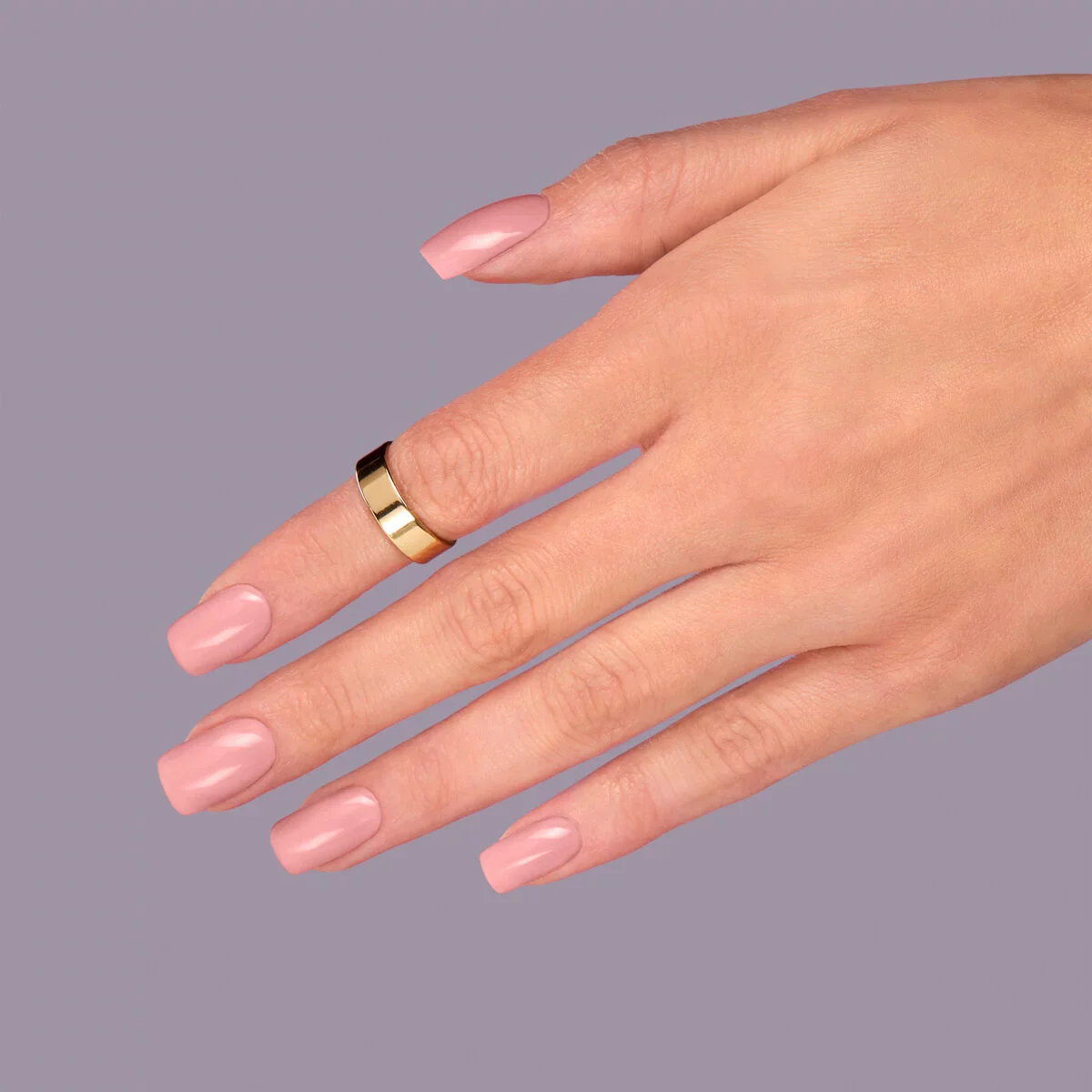 371 Vivid Coral - Semilac Soak Off Gel / Hybrid Nail Polish - Image 4