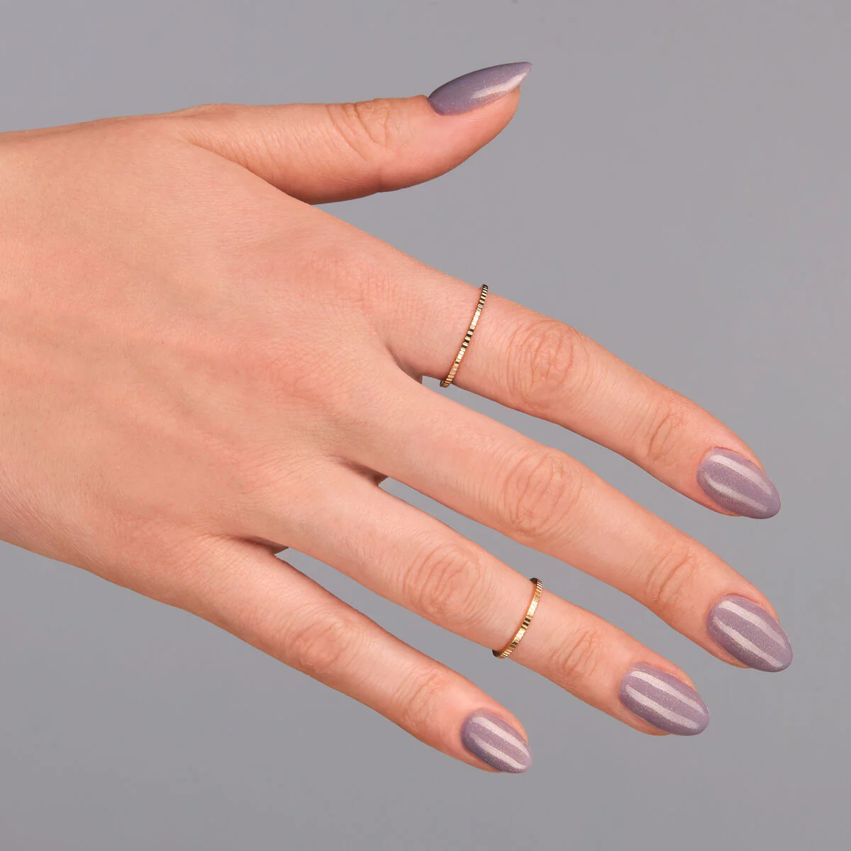 375 Shimmer Stone Agate - Semilac Soak Off Gel / Hybrid Nail Polish - Image 3