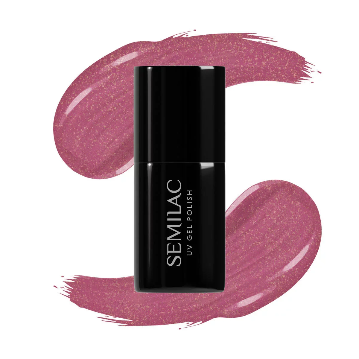 377 Shimmer Stone Ruby - Semilac Soak Off Gel / Hybrid Nail Polish