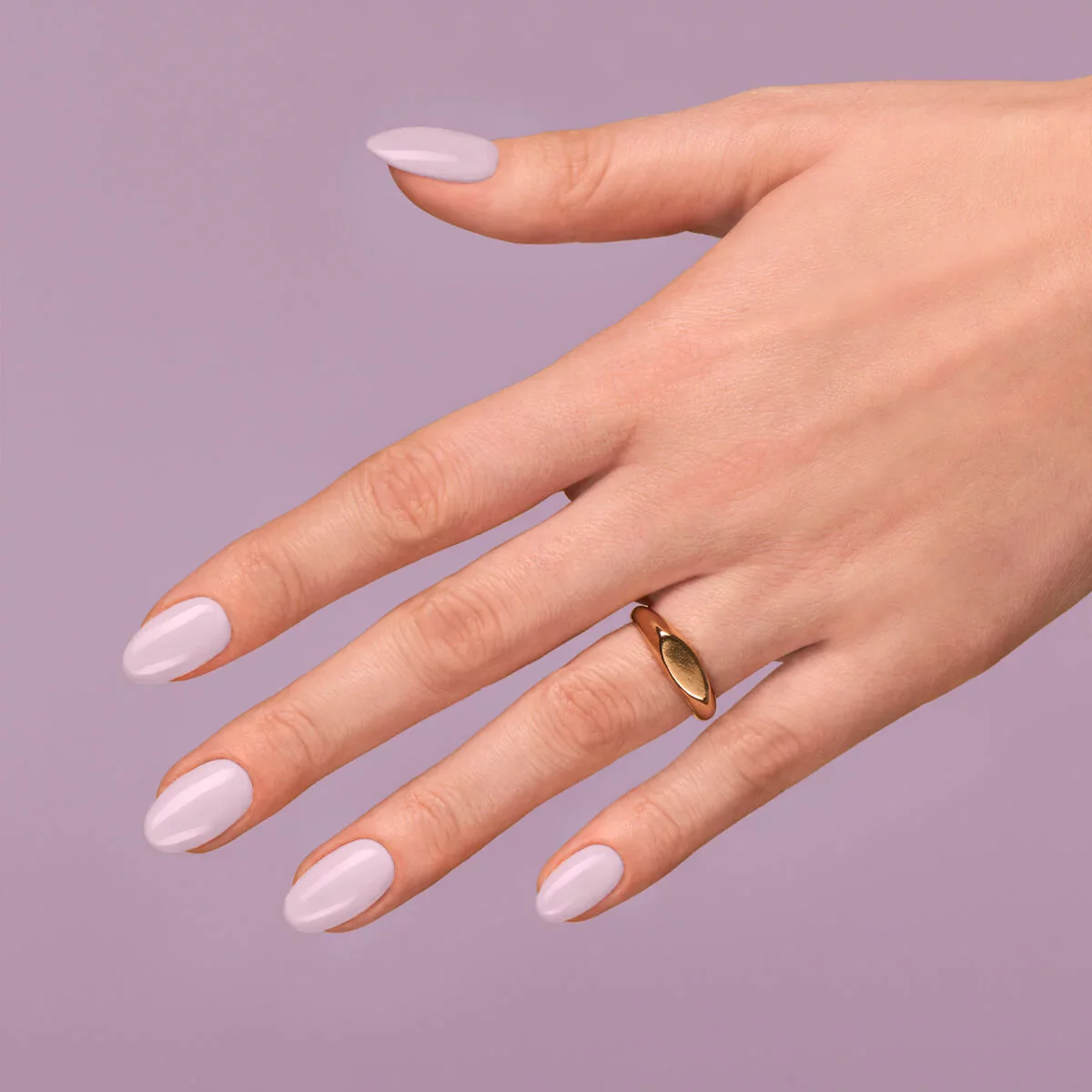 385 Pastel Pink Sky - Semilac Soak Off Gel / Hybrid Nail Polish - Image 3