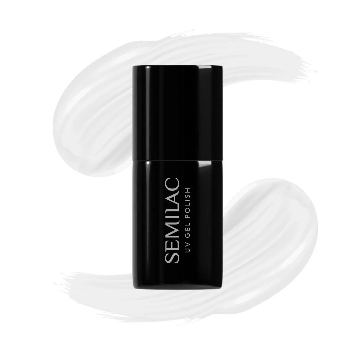 389 COCONUT ICE CREAM - Semilac Soak Off Gel / Hybrid Nail Polish - Image 4